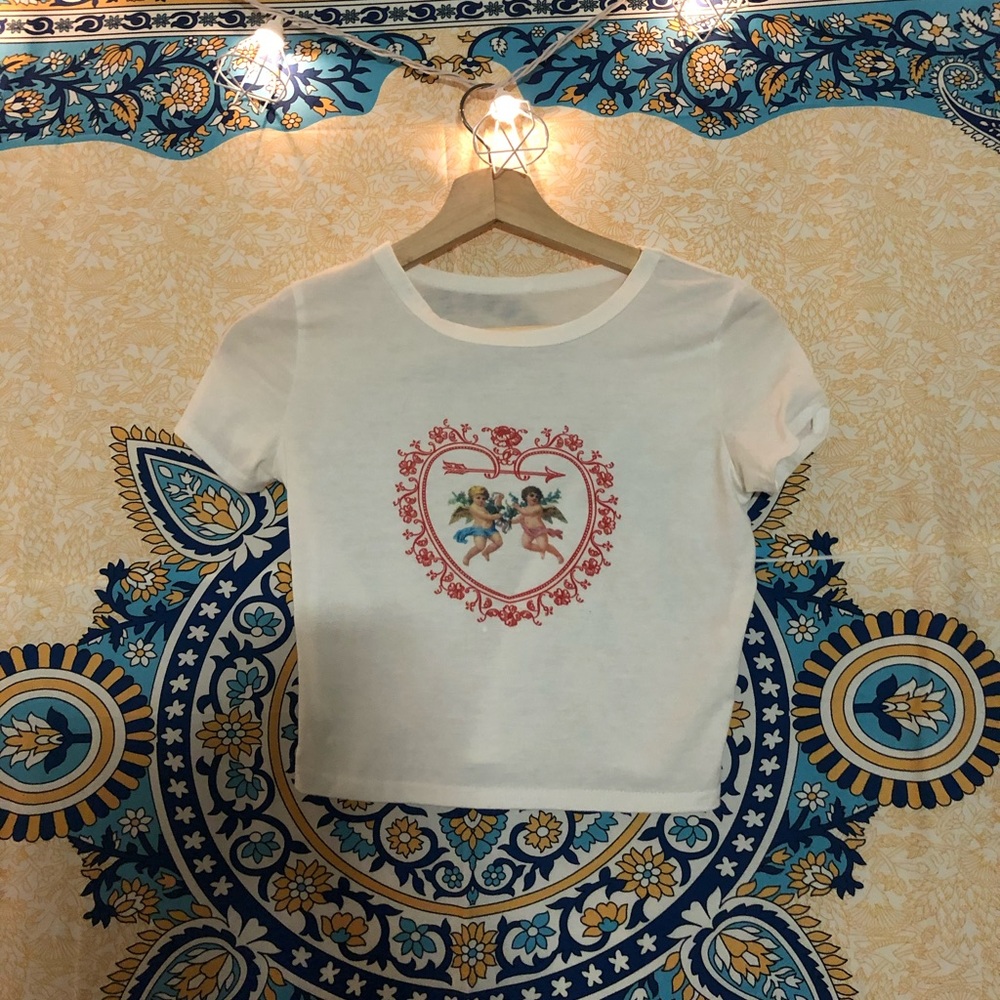 Cropped Cherub Top